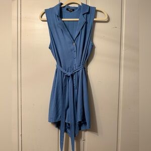 Trixxi Blue Sleeveless Romper